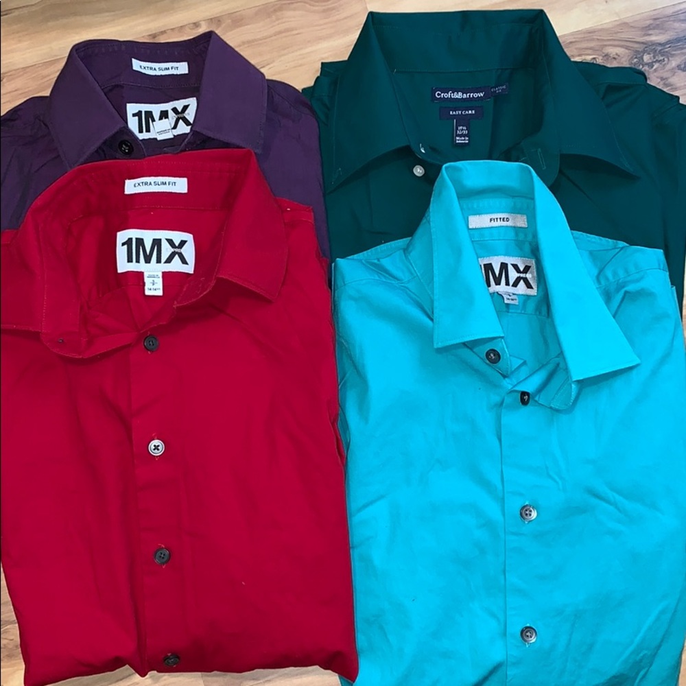 Men’s dress shirts size XS-S